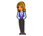 Waitress (Blue)