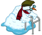 Geriatric Snowman