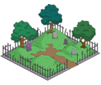 Ominously Blank Graveyard