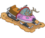 Homer's Snowmobile