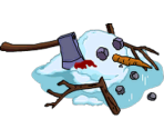 Murdered Snowman