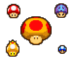 Mushrooms (Mario & Luigi: Superstar Saga-Style)