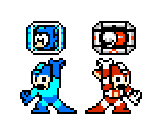 Megaman 7 Items (NES-Style)