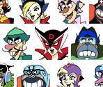 Villain Trio Portraits
