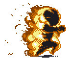 Burning Zombie
