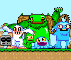 Plant Island Monsters (Super Mario World-Style)