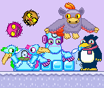 Cold Island Monsters (Super Mario World-Style)