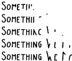 Something We Made Text