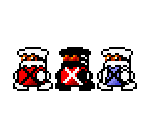 X-Naut Family (Super Mario World-Style)