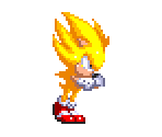 Super Sonic (Knuckles' Chaotix, Sonic 3-Style)