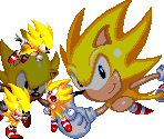 Super Sonic (Knuckles' Chaotix, Sonic 1, 2 & 3-Style)