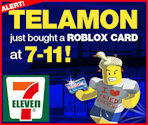 7-Eleven ROBLOX Card Ads