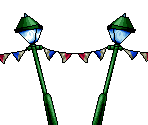 Flags and Streetlights
