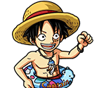 #0659 - Monkey D. Luffy - Swim Ring