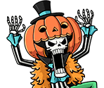 #0769 - Brook - Cowardly Skeleton