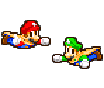 Cape Mario and Luigi (Mario & Luigi: Superstar Saga-Style)