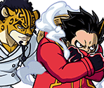#4322 - Luffy & Lucci - Overlapping Guns