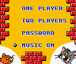 Main Menu & Password Screen