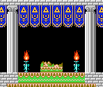 Sleeping Link & Hyrule Castle (Zelda 2-Style)