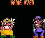 Wario and Waluigi Game Over (SMB1 SNES-Style)