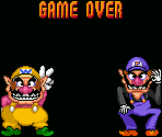 Wario and Waluigi Game Over (SMB1 SNES-Style)