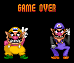 Wario and Waluigi Game Over (SMB1 SNES-Style)