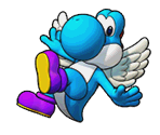Winged Yoshi (Blue)