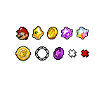 Super Mario Galaxy HUD Icons