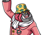 #1097 - Commander Scarlet Golden Lion Pirates