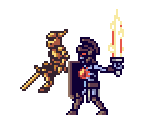Vile Knight & Dead Knight (Helltaker Colors)