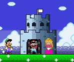 Castle & Flagpole (SMW-Style)
