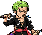 #3344 - Roronoa Zoro - Pirate Within the Storm