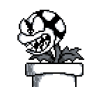 Piranha Plant (Super Mario-Kun Style)