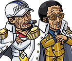 #3098 - Sakazuki & Borsalino - Strength of the Most Powerful