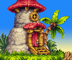 Scuttle Town, Polyp Bay and Mermaid Cliffs