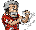 #3847 - Monkey D. Garp - Scolding His Grandson