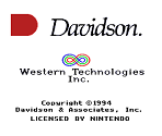 Davidson Startup Screen