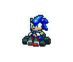 Sonic (Super Mario Kart-Style)