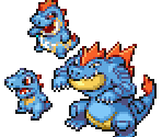 Totodile, Croconaw & Feraligatr