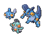 Mudkip, Marshtomp & Swampert