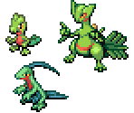 Treecko, Grovyle & Sceptile