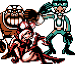 Marjo, Warusa, & Grocky (Pokémon G/S/C-Style)