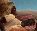 Paintings - Sleeping Gypsy