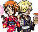 #3060 - Nami & Sanji - Cheery Summer Festival
