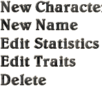 Character Editor Buttons