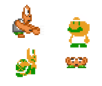 Bipedal Koopas (SMB1, NES/SNES-Styles)