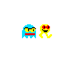 Pac-Man & Inky (Bally Midway Design)