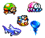 Lily Pad Lagoon Enemies