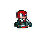 Knuckles (Super Mario Kart-Style)