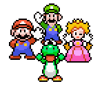 Mario, Luigi, Peach, & Yoshi